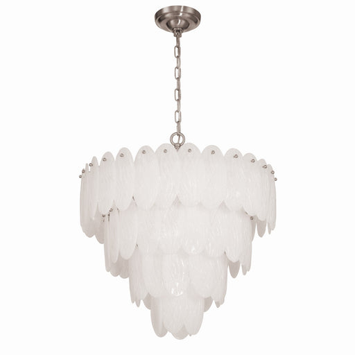 Serena 13 Light Chandelier Satin Nickel