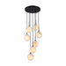 Artcraft - AC12287BK - Seven Light Lantern - Nightfall - Black