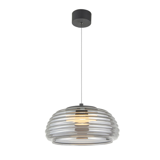 Haze LED Pendant Black/Smoke