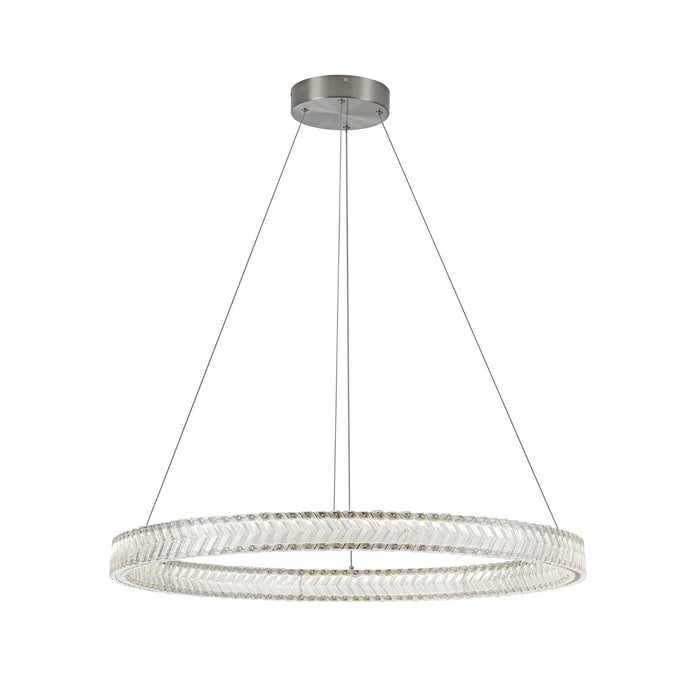 Artcraft - AC5052BN - LED Pendant - Chevron - Brushed Nickel