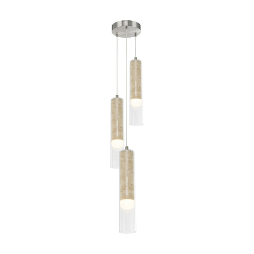 Zara LED Pendant Brushed Nickel