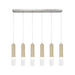 Artcraft - AC5106BN - LED Island Pendant - Zara - Brushed Nickel