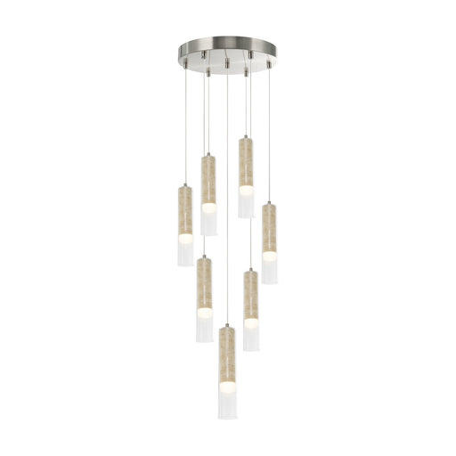 Artcraft - AC5107BN - LED Chandelier - Zara - Brushed Nickel