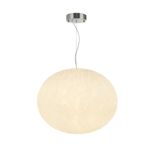 Portico LED Pendant Satin Nickel