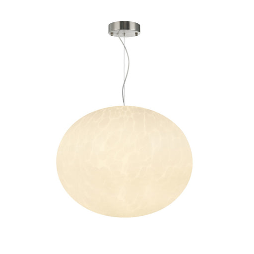 Portico LED Pendant Satin Nickel