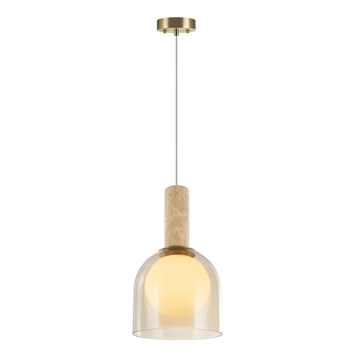 Artcraft - SC13380BR - One Light Pendant - Juna - Brass