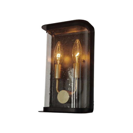 Stonegate Two Light Outdoor Lantern Black