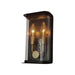 Artcraft - AC8970BK - Two Light Outdoor Lantern - Stonegate - Black