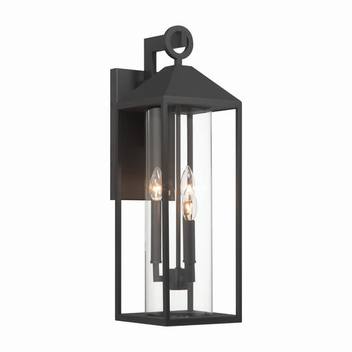 Portside Three Light Outdoor Lantern Black