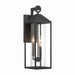 Artcraft - AC8982BK - Three Light Outdoor Lantern - Portside - Black