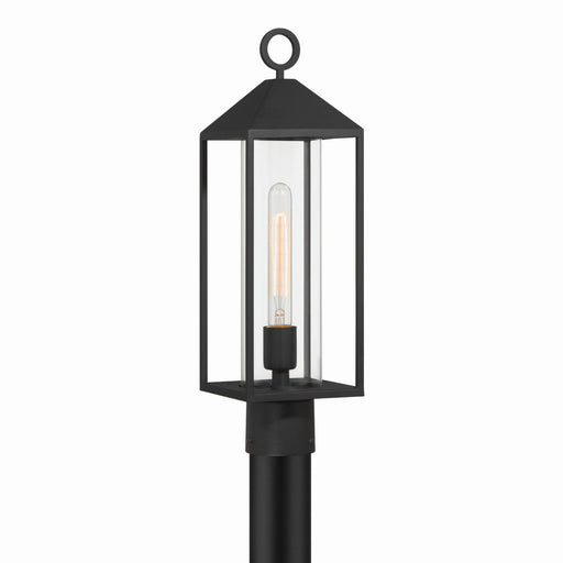 Portside One Light Outdoor Post Mount Black