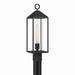 Artcraft - AC8983BK - One Light Outdoor Post Mount - Portside - Black