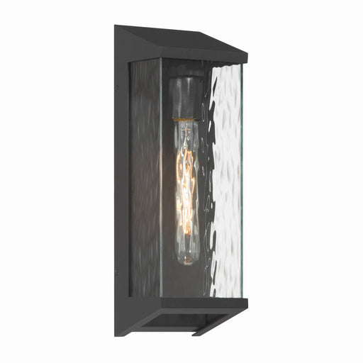 Azure One Light Outdoor Lantern Black