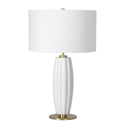 Crocus One Light Table Lamp White