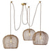 Regina Andrew - 16-1490 - Three Light Chandelier - Selene - Natural