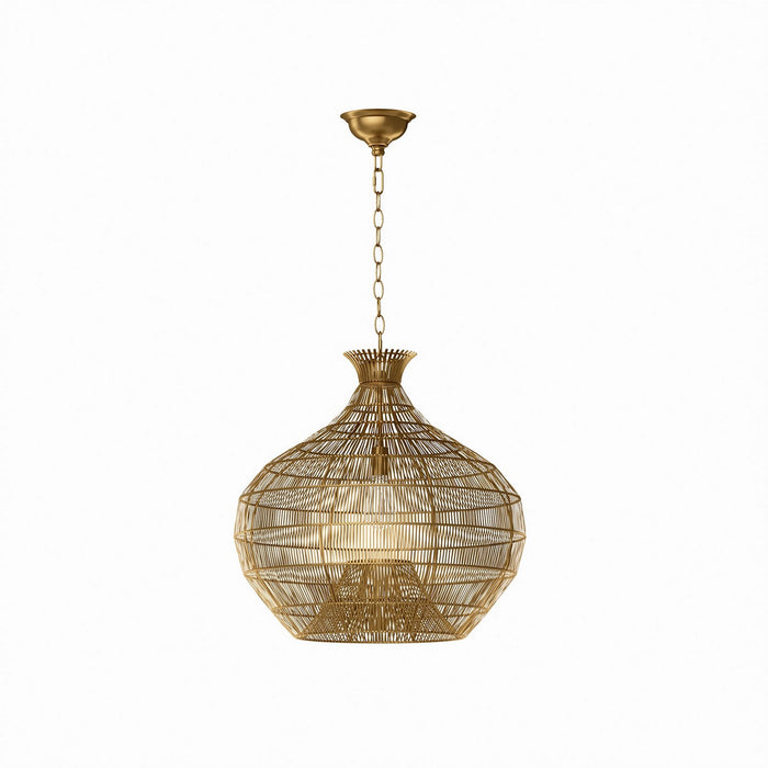 Regina Andrew - 16-1570BRS - One Light Pendant - Cupola - Brass