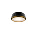 W.A.C. Lighting - FM-20512-27-BK/AB - LED Flush Mount - Salvo - Black/Aged Brass