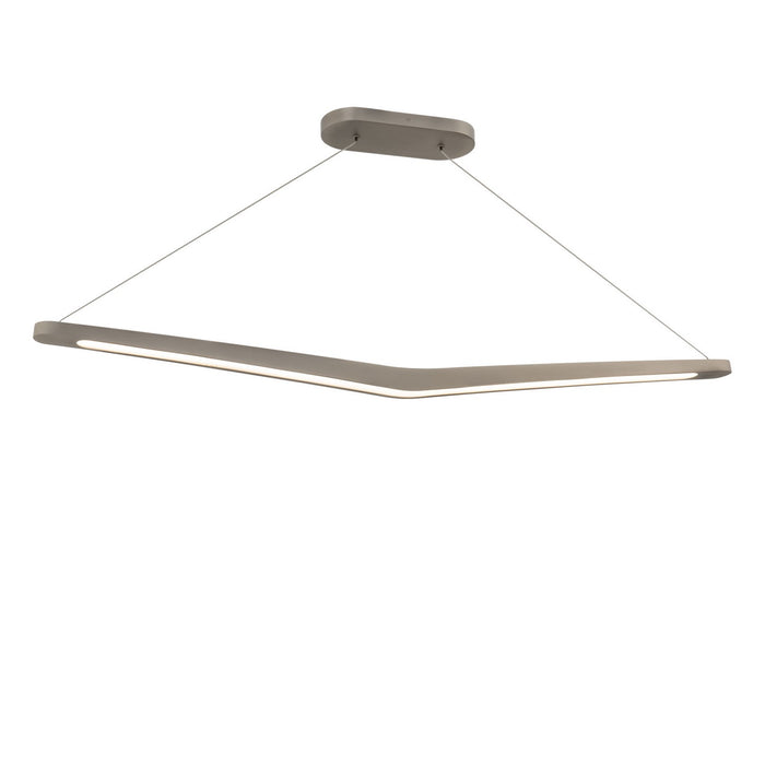 W.A.C. Lighting - PD-13446-40-BN - LED Linear Pendant - Alleron - Brushed Nickel
