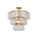 Minka-Lavery - 12654-732 - Five Light Semi-Flush Mount - Vionne - Legacy Brass