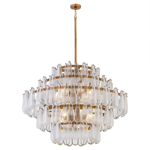 Vionne Eight Light Pendant Legacy Brass