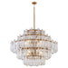 Minka-Lavery - 12655-732 - Eight Light Pendant - Vionne - Legacy Brass