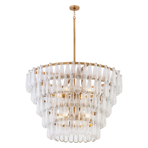 Vionne Eight Light Pendant Legacy Brass