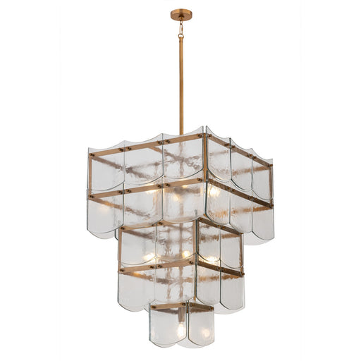 Kiori Nine Light Pendant Legacy Brass