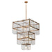 Minka-Lavery - 12759-732 - Nine Light Pendant - Kiori - Legacy Brass
