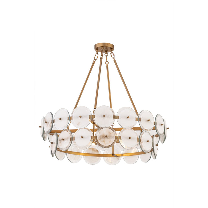 Minka-Lavery - 12855-732 - Four Light Pendant - Kintrel - Legacy Brass