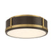 Minka-Lavery - 14225-855-L - LED Flush Mount - Lynca - Legacy Brass