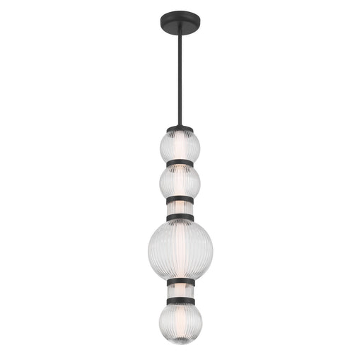 Cordel LED Mini Pendant Dark Matte Black