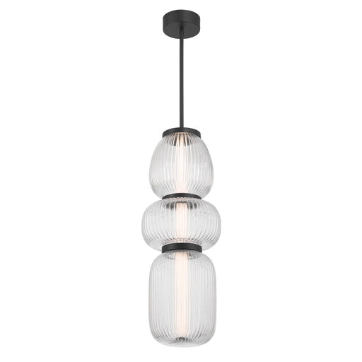 Cordel LED Mini Pendant Dark Matte Black