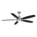 Minka Aire - F649L-BN/CL - 52" Ceiling Fan - Soreno - Brushed Nickel