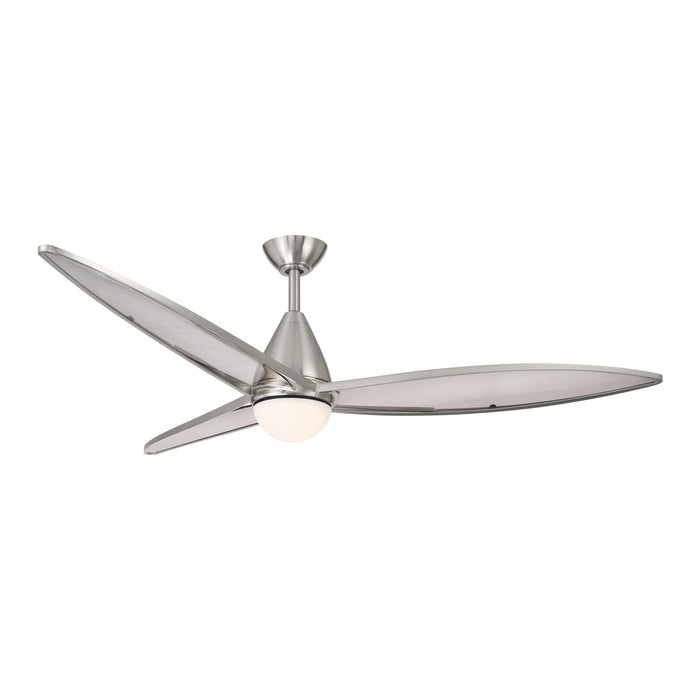 Minka Aire - F757L-BN - 64" Ceiling Fan - Fleur - Brushed Nickel