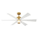 Minka Aire - F761L-LBR/ALW - 56" Ceiling Fan - Veyra - Legacy Brass