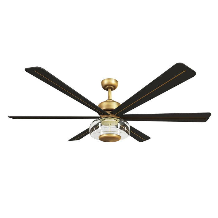 Minka Aire - F769L-HBR/CL - 60" Ceiling Fan - Ligero - Heritage Brass