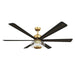 Minka Aire - F769L-HBR/CL - 60" Ceiling Fan - Ligero - Heritage Brass
