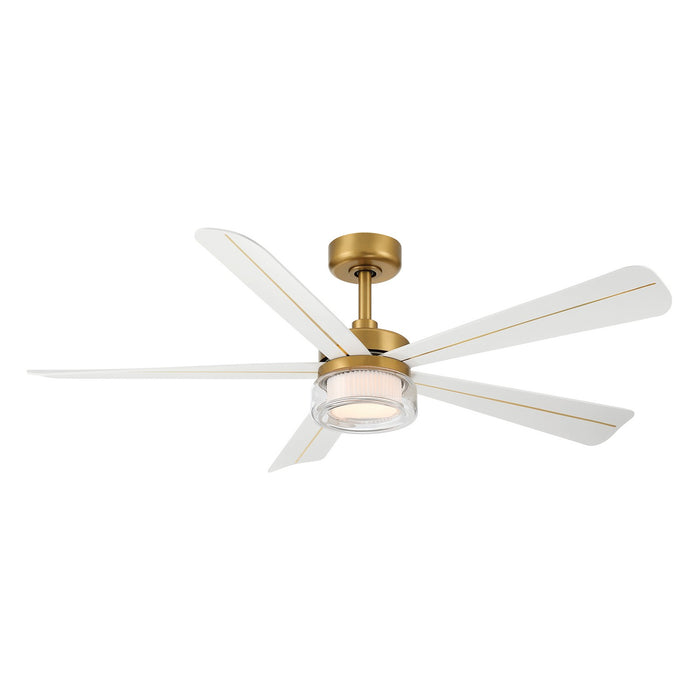 Minka Aire - F772L-LBR/ALW - 52" Ceiling Fan - Nellora - Legacy Brass