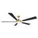 Minka Aire - F783L-HBR/CL - 65" Ceiling Fan - Cadena - Heritage Brass