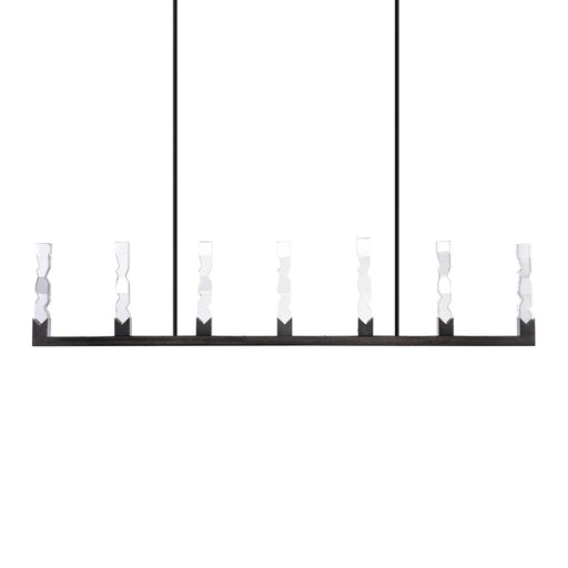 Mamadim LED Linear Pendant Satin Brushed Black