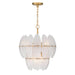 Metropolitan - N2246-732 - Six Light Pendant - Marclaire - Legacy Brass