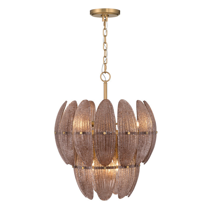 Metropolitan - N2246-BR-732 - Six Light Pendant - Marclaire - Legacy Brass