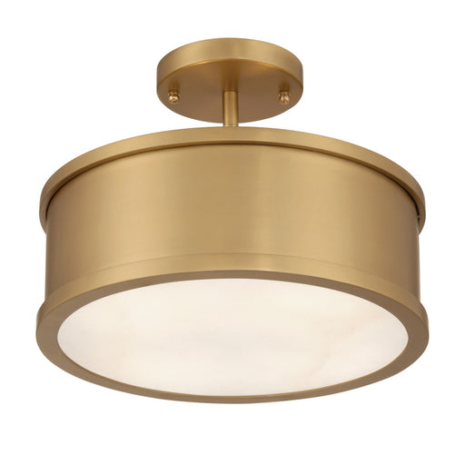 Wynn Two Light Semi-Flush Mount Legacy Brass
