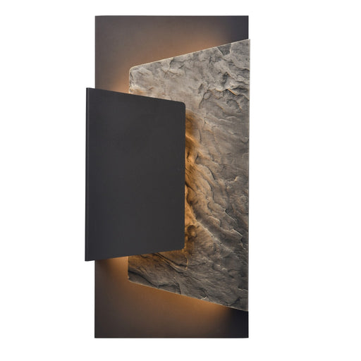Meld LED Outdoor Wall Sconce Charcoal Black