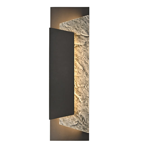 Meld LED Outdoor Wall Sconce Charcoal Black