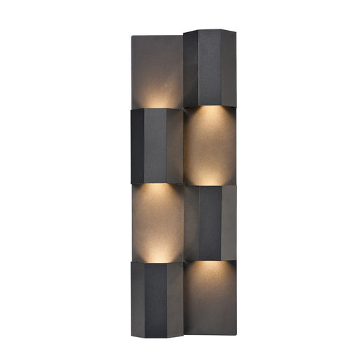 Skyline LED Outdoor Wall Sconce Charcoal Black