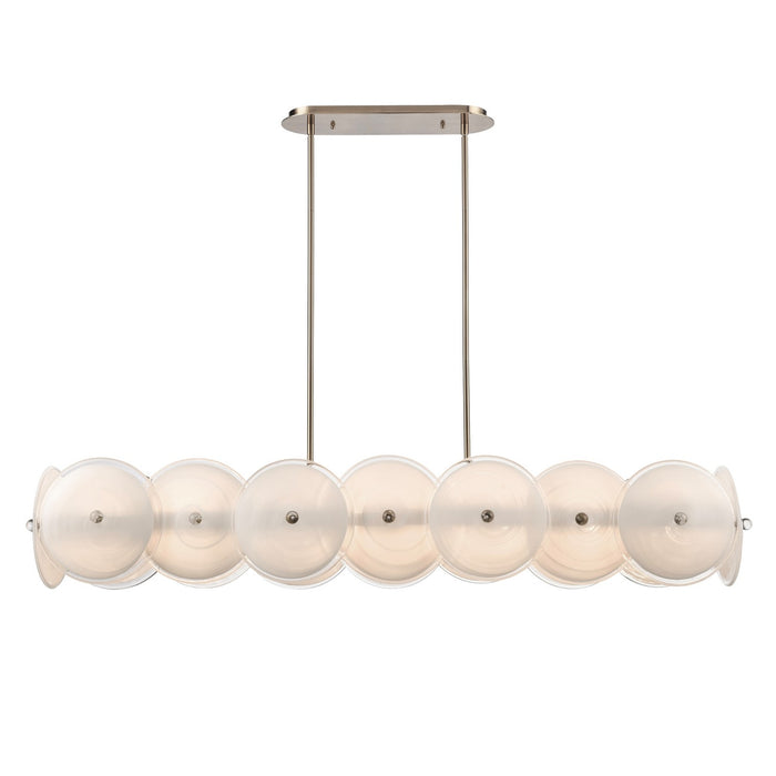 Arabela Lighting - 85124-8 - Eight Light Linear Chandelier - Tallulah - Lacquered Gold