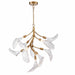 Arabela Lighting - 85190-10 - LED Chandelier - Calla - Satin Brass
