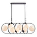 Arabela Lighting - 85273-8 - Eight Light Linear Chandelier - Concentro - Dark Bronze