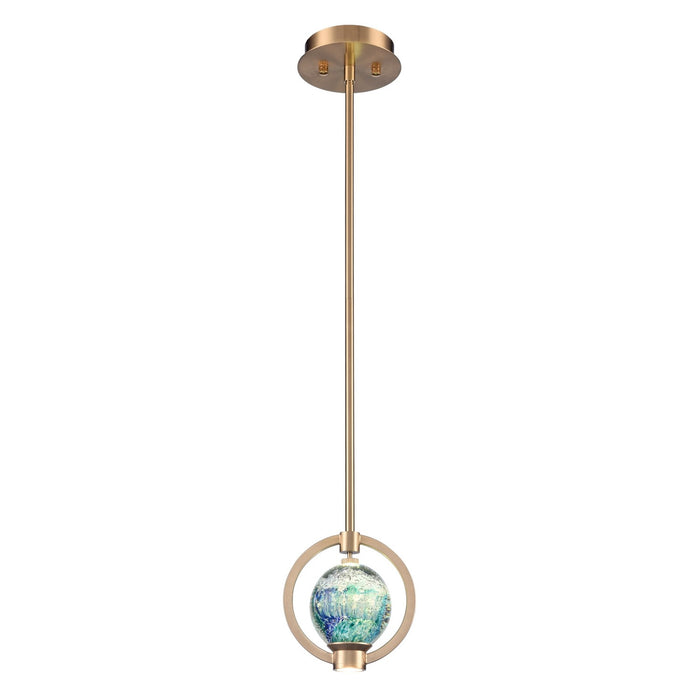 Arabela Lighting - 85406-1 - LED Pendant - Utopia - Lacquered Gold